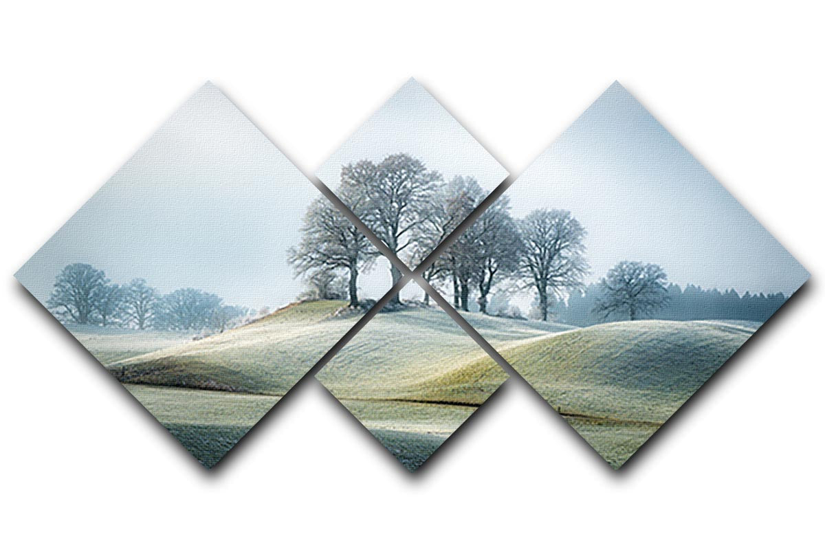 It Is Not In Tuscany 4 Square Multi Panel Canvas