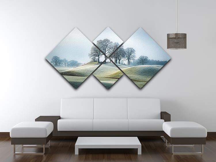 It Is Not In Tuscany 4 Square Multi Panel Canvas