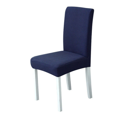 1Pc Solid Color Chair Cover Spandex Stretch