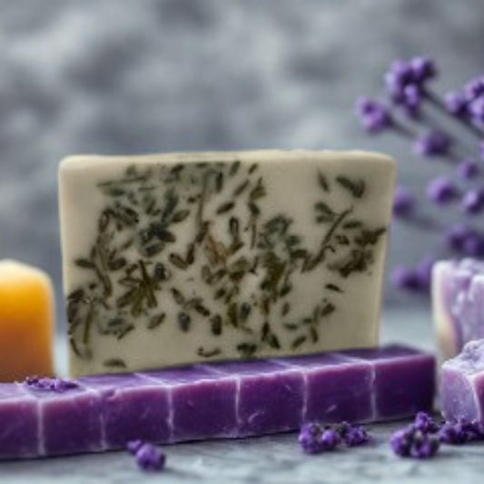 Charcoal & Lavender Purifying Handmade Soap