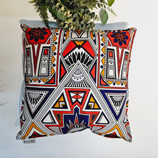 Set of 2 / 4 African Print | 40x40cm | Mudcloth Boho Cushion Cover