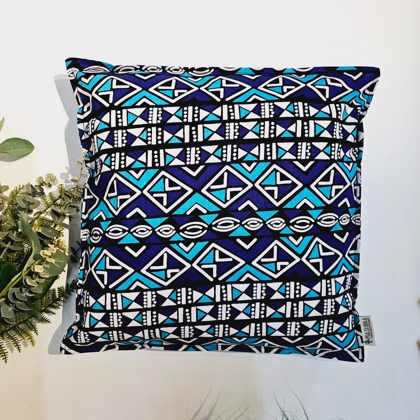 Set of 2 / 4 African Print | 40x40cm | Mudcloth Boho Cushion Cover