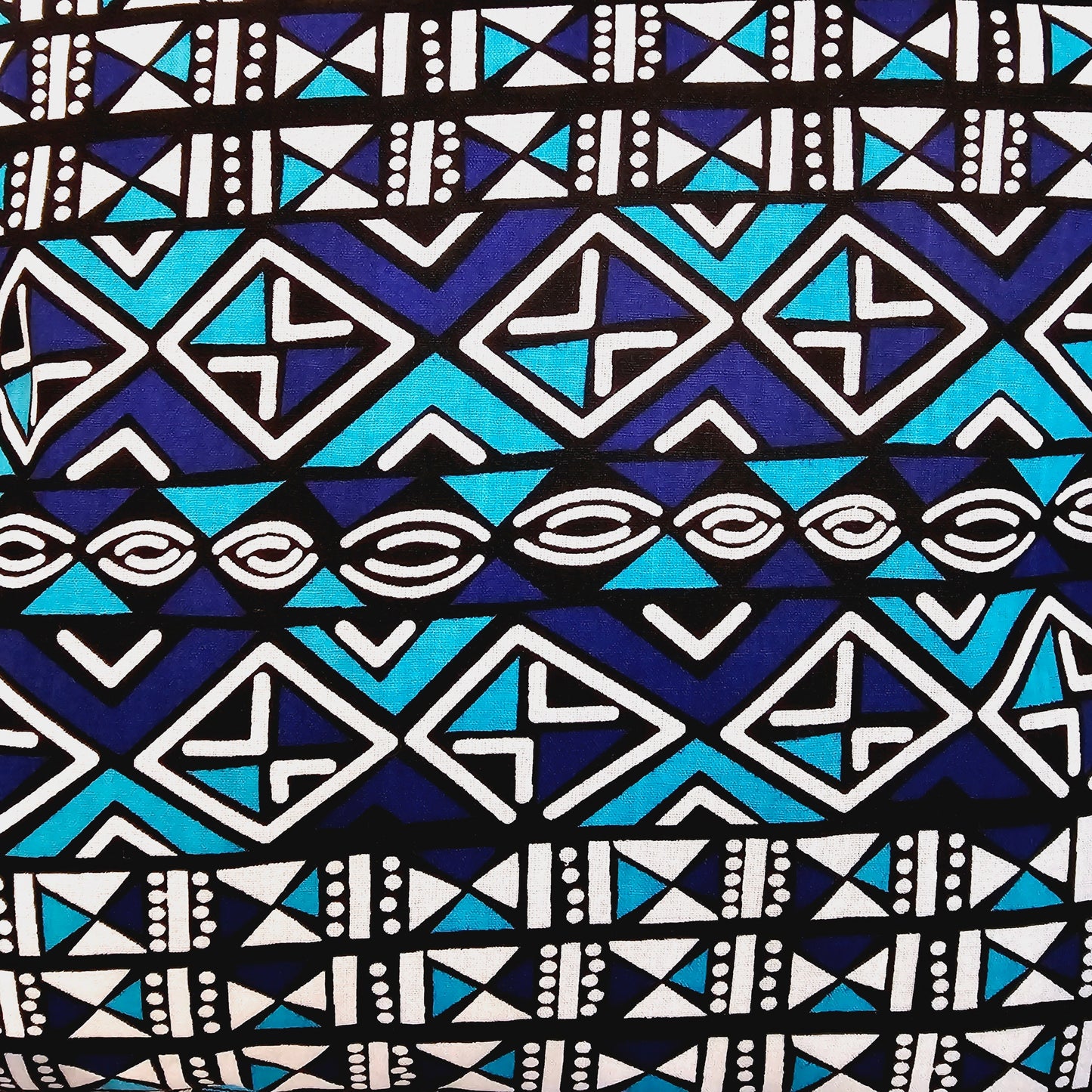 Set of 2 / 4 African Print | 40x40cm | Mudcloth Boho Cushion Cover