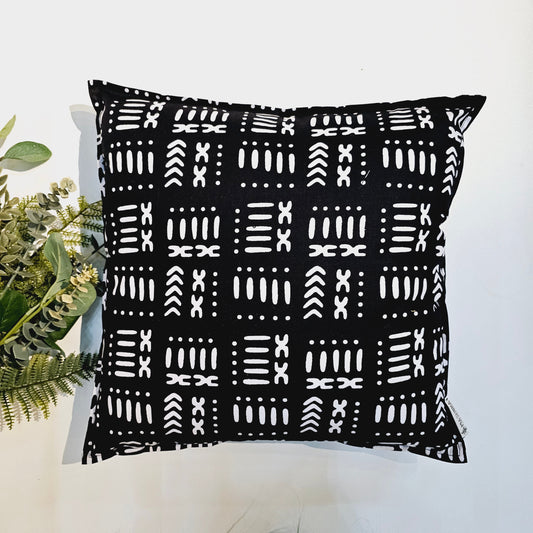 Set of 2 / 4 African Print | 40x40cm | Mudcloth Boho Cushion Cover