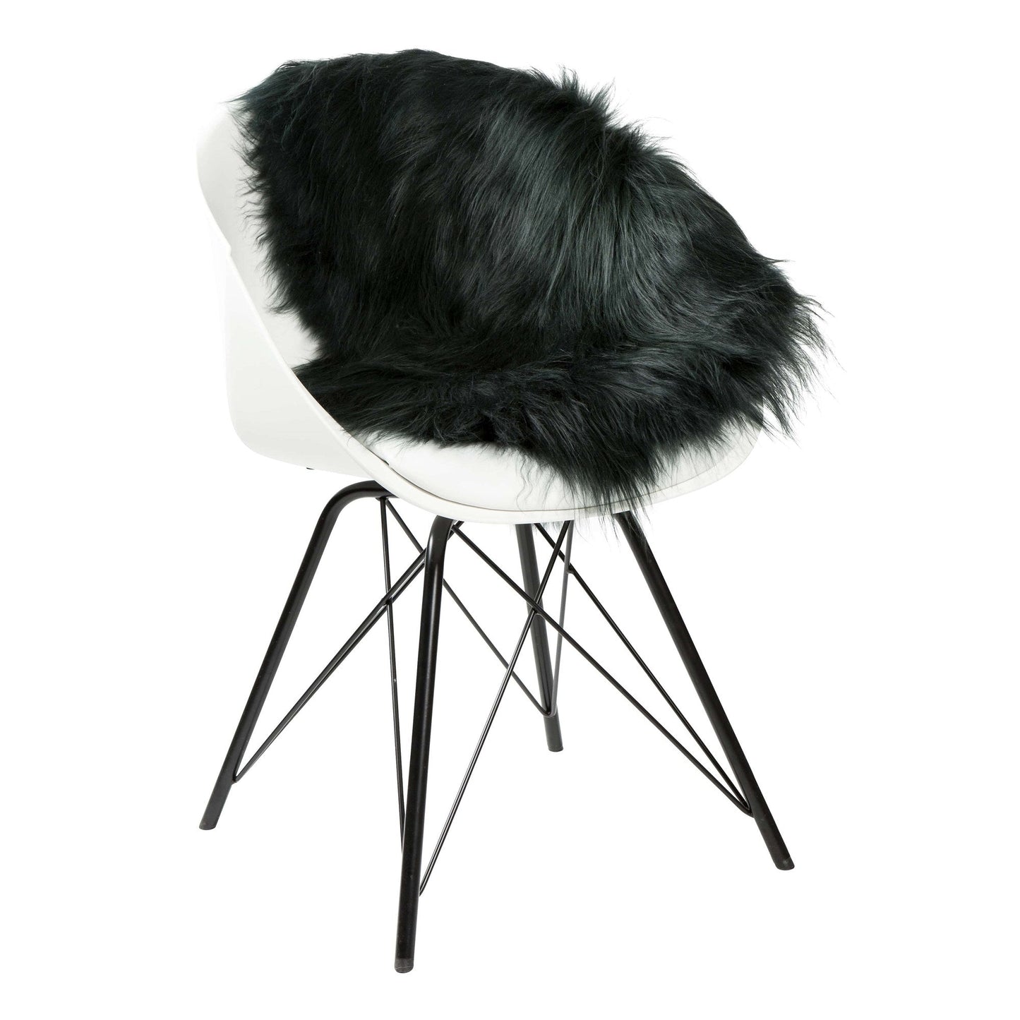 Schapenvacht IJslands | Donkergroen | 100 x 65cm