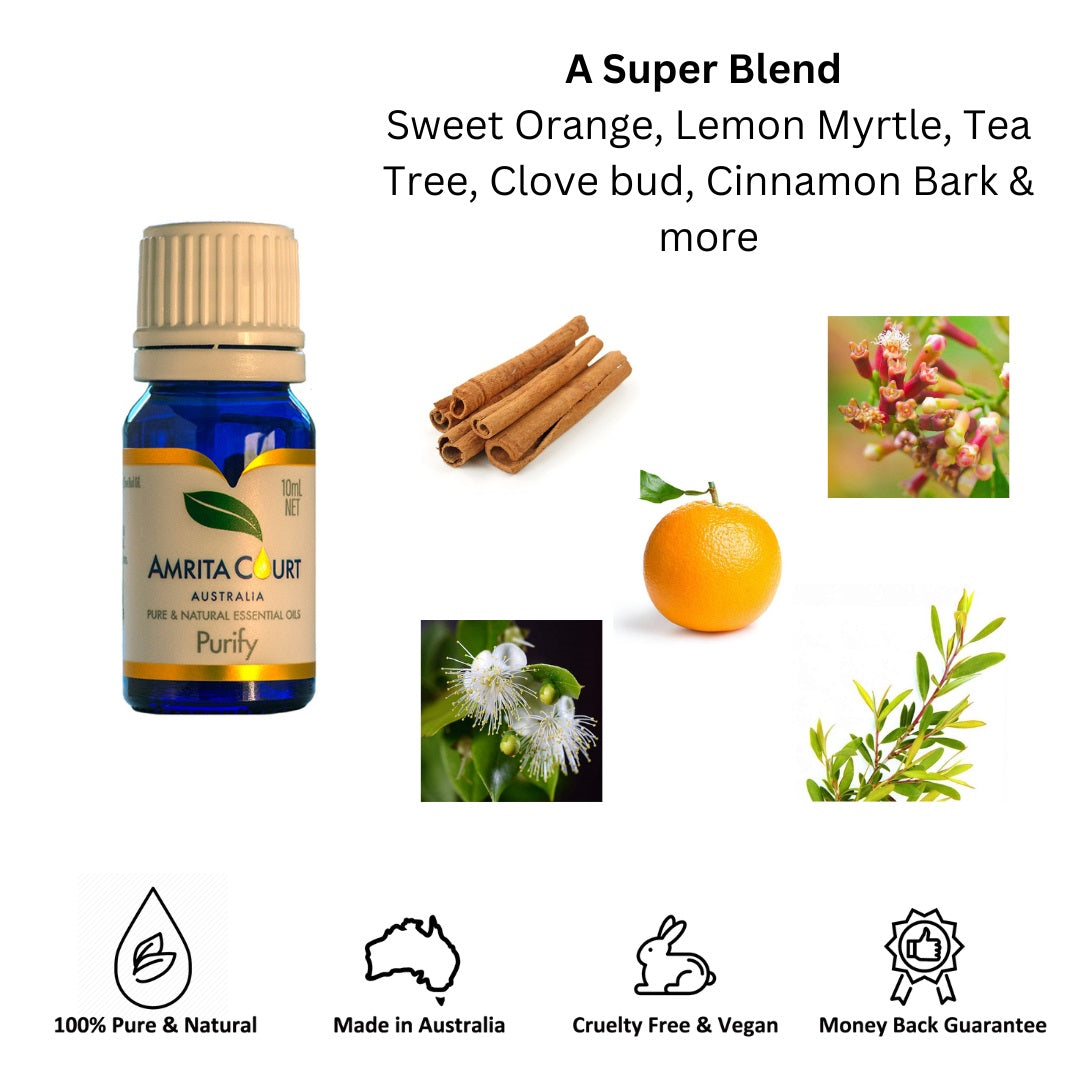Amrita Court Pure and Essential Oil Blend Purify 10ml