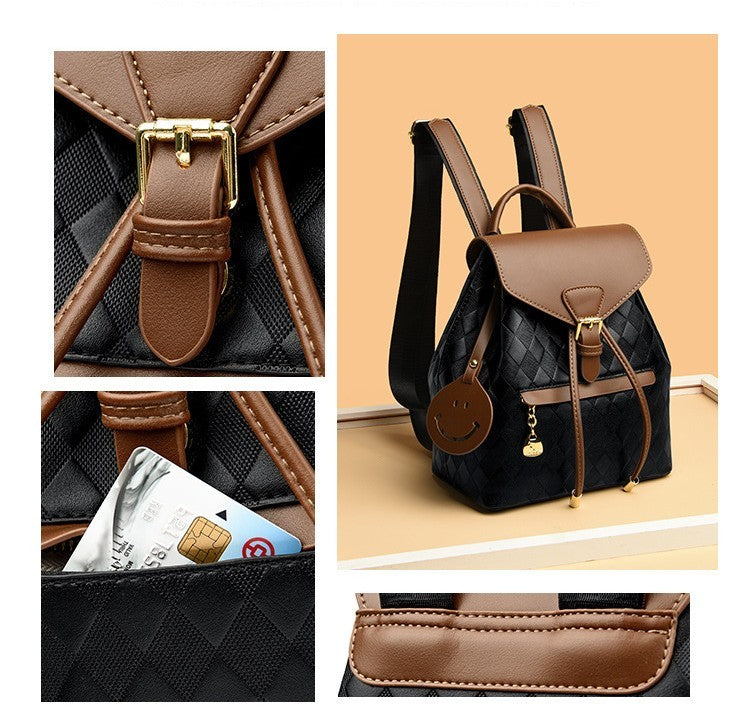 Female Backpack Casual Multifunction Women Leather Backpack Shoulder