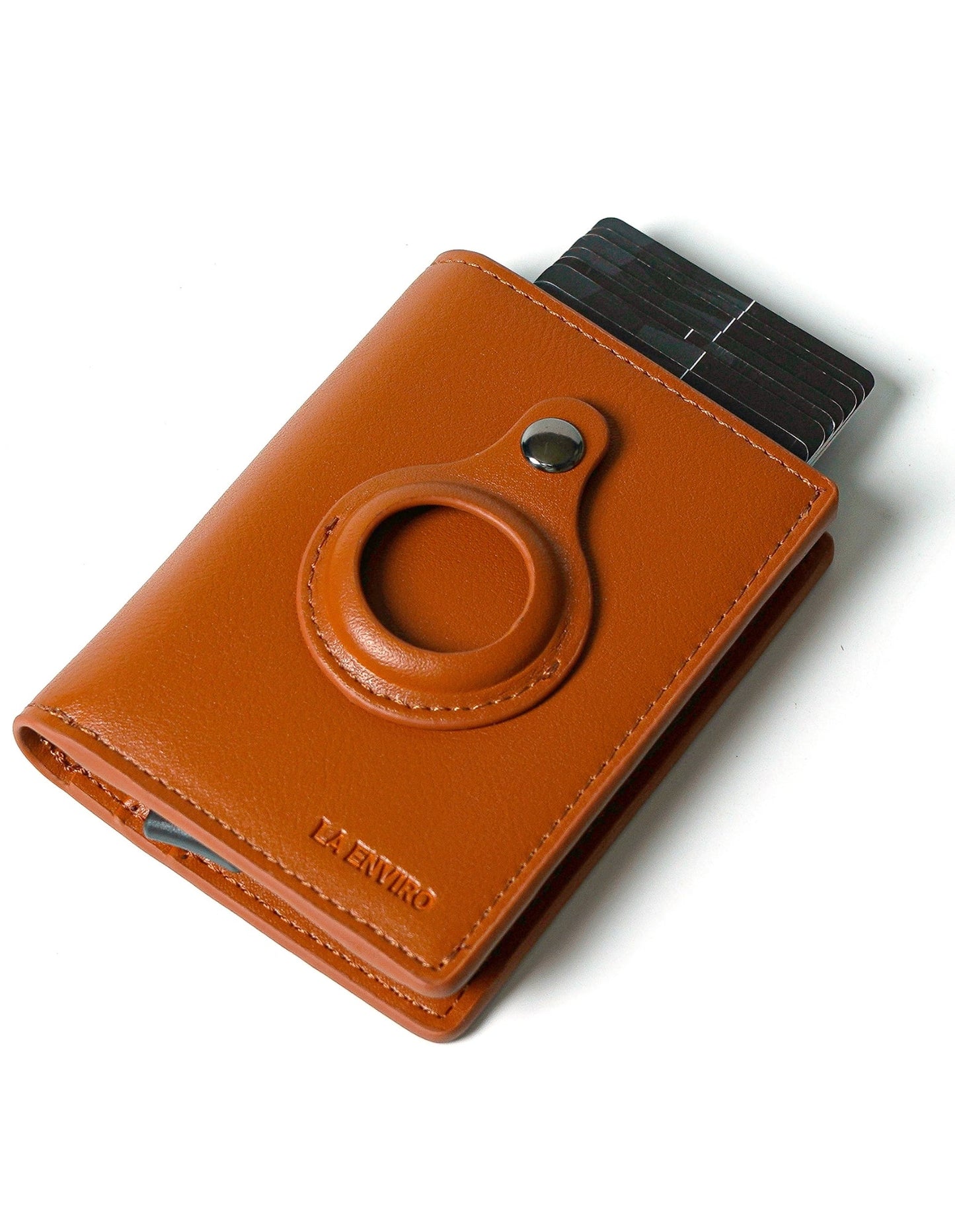 FITZROY AirTag Wallet - Tan