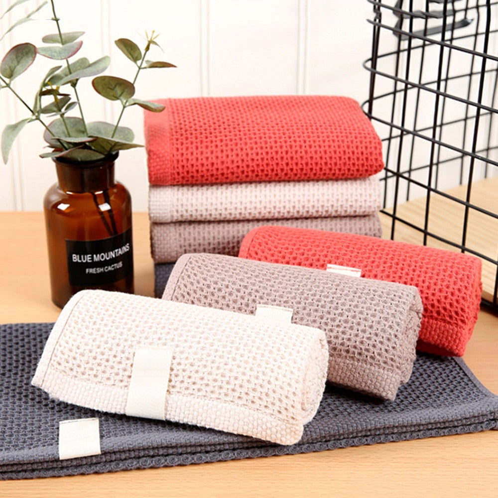 4 Colors Waffle Towels Sport Towel Face Towel 100%