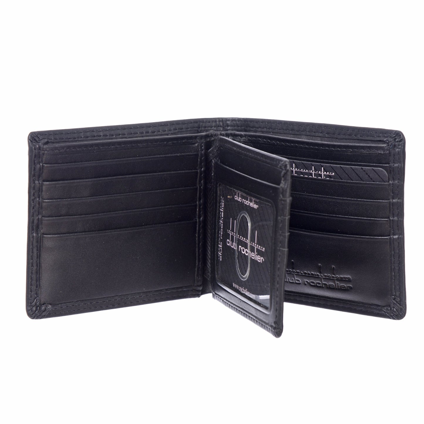 Men's Slimfold Wallet with Center Wing
