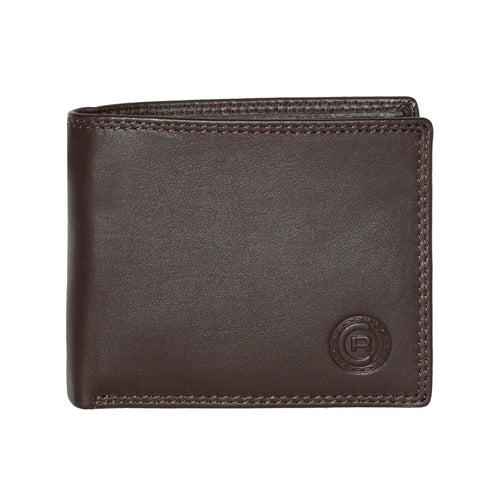 Men's Slimfold Wallet with Center Wing