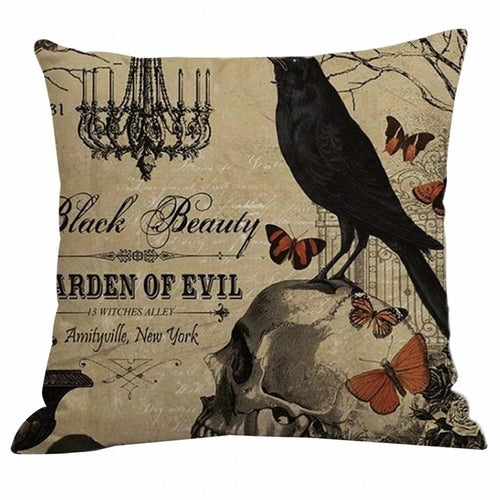 45x45cm Halloween Pumpkin Cushion Cover Ghosts