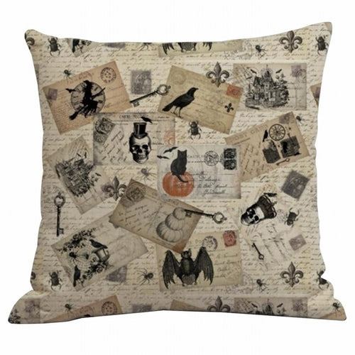 45x45cm Halloween Pumpkin Cushion Cover Ghosts