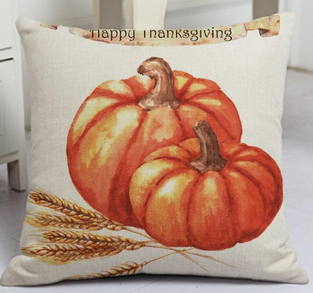 45x45cm Halloween Pumpkin Cushion Cover Ghosts