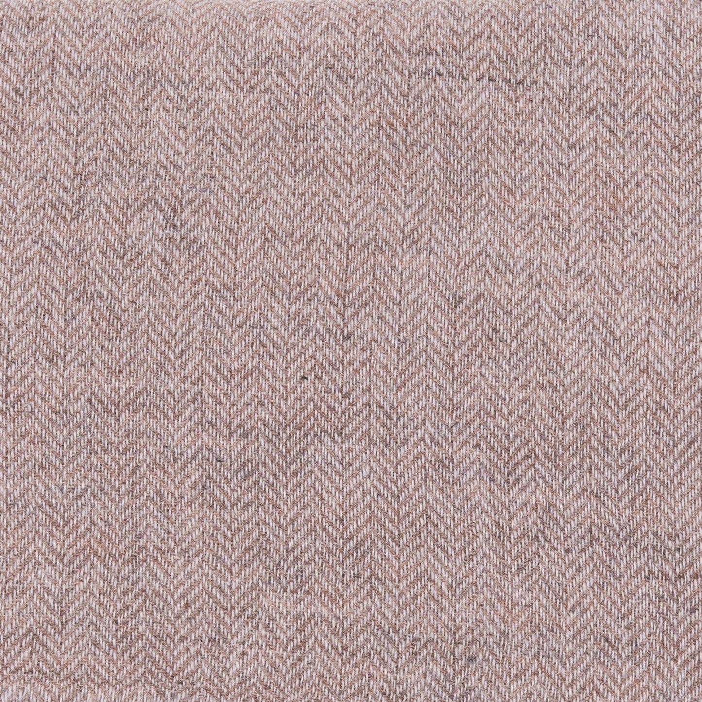 Kaschmirtuch dunkelbraun mit Fischgrätenmuster