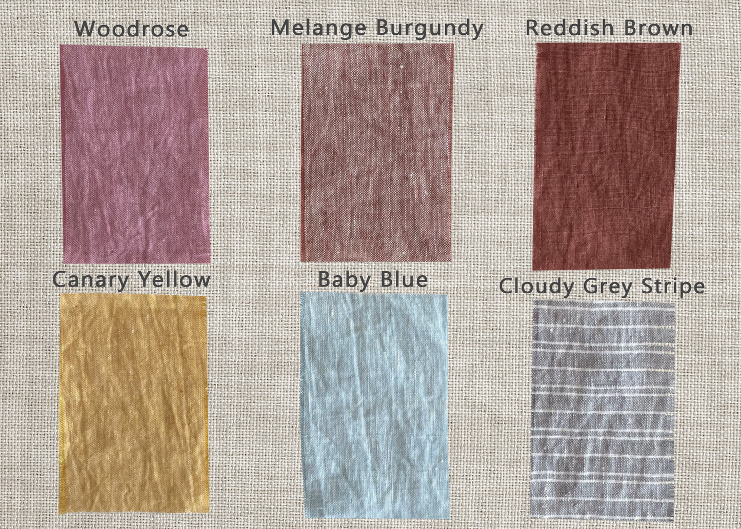 Light Grey linen curtain with grommets