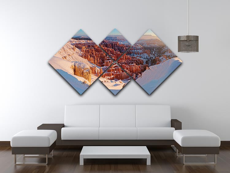 Inspiration Point 4 Square Multi Panel Canvas