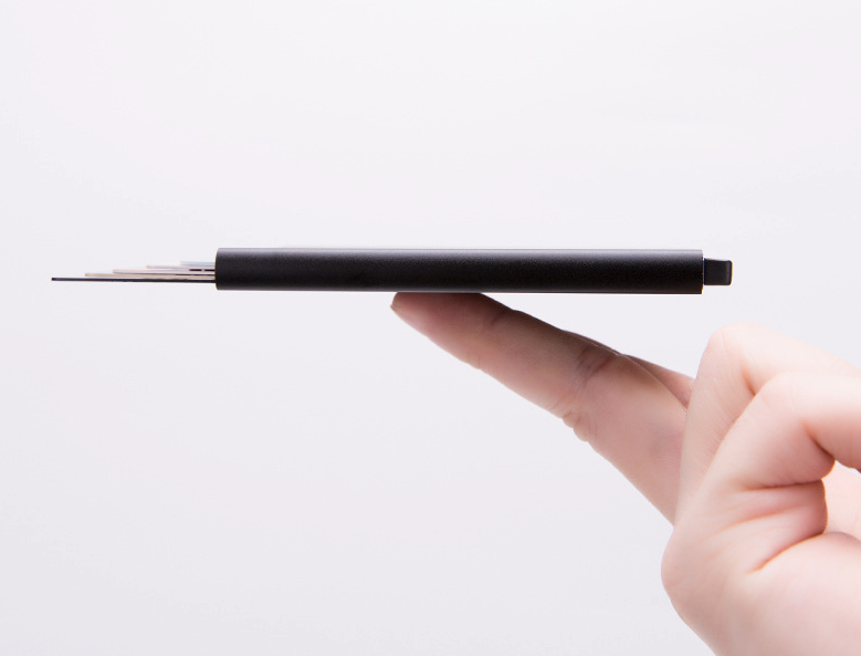 Mens RFID Blocking Slim Money Clip Carbon Fiber Wallet ID Credit Card