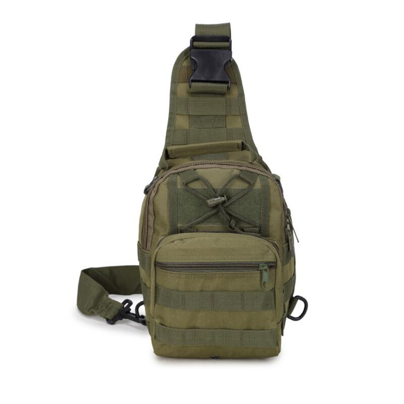 Mens Backpack Tactical Sling Shoulder Bag Molle Travel Chest Pack
