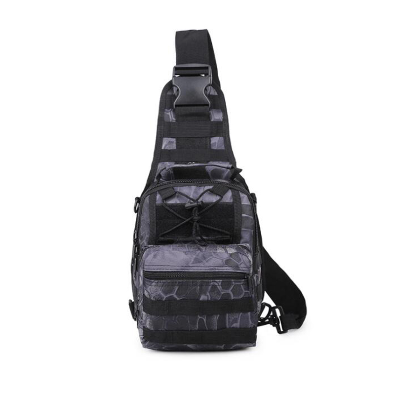 Mens Backpack Tactical Sling Shoulder Bag Molle Travel Chest Pack