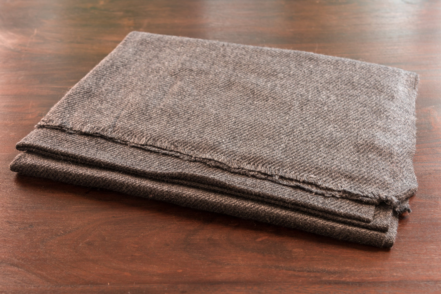 Kaschmirschal schwarzgrau einfarbig