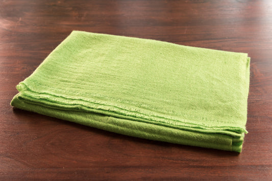 Kaschmirtuch grün einfarbig