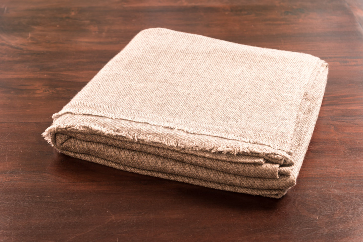 Kaschmirdecke grau einfarbig