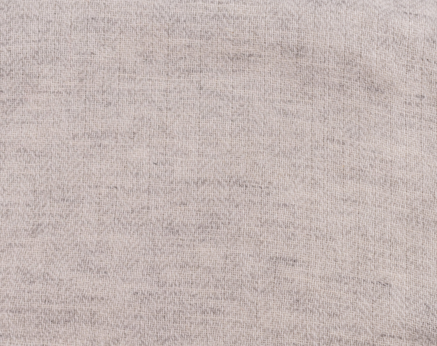 Kaschmirtuch weissgrau einfarbig