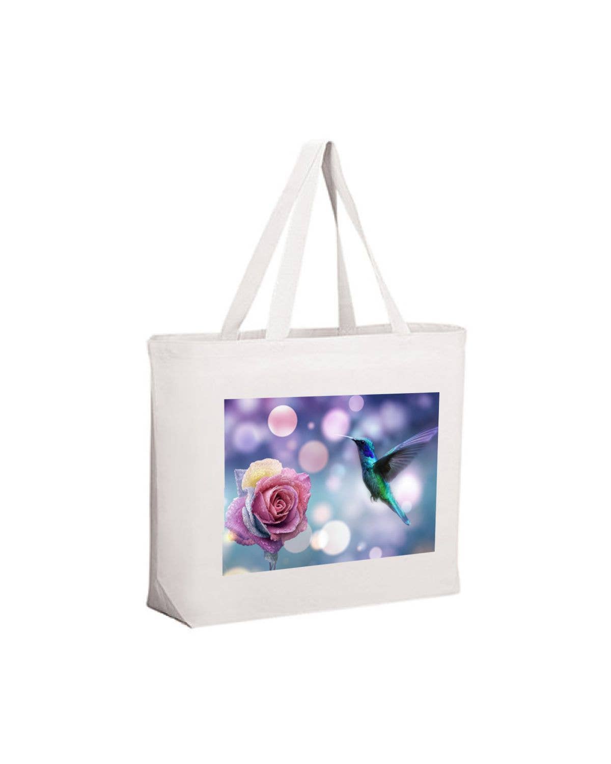 Hummingbirds Tote Bag Grocery Beach bag