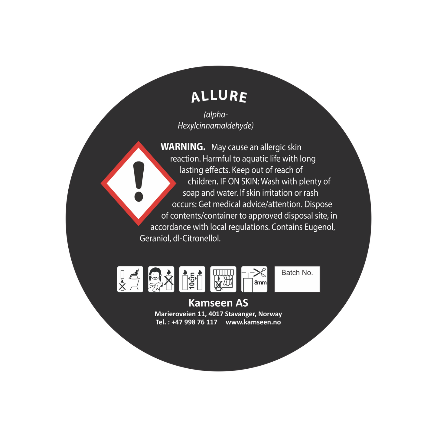 DUFTLYS ALLURE- Solbær, Geranium & Sandeltre