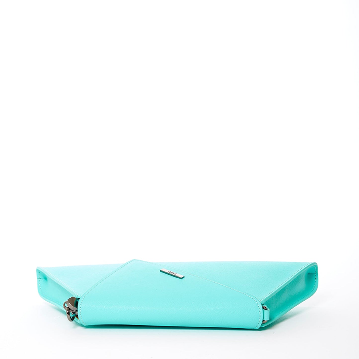 SUSU Leather Clutch Bag Turquoise Evening Purse Unique Women's Handbag