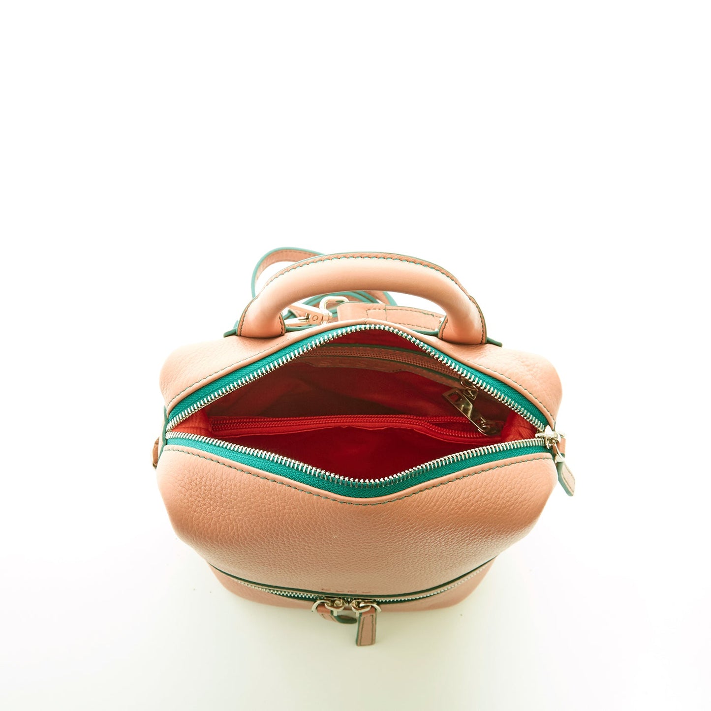 SUSU Pink Leather Backpack Purse for Women Convertible Crossbody Bag