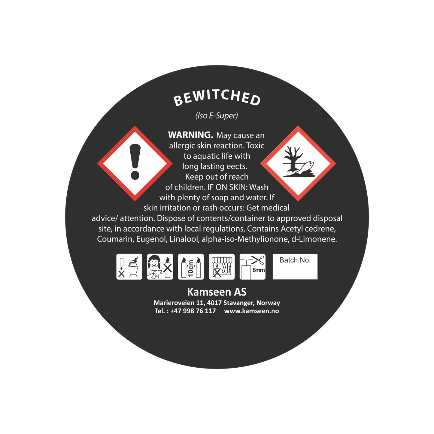 DUFTLYS BEWITCHED-Bergamot , Appelsin  & Grønn blader