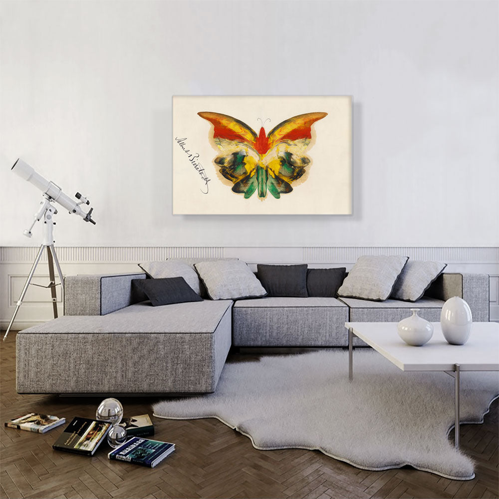 Yellow Butterfly 1890