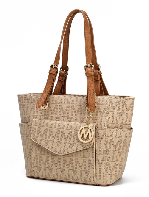 MKF Collection Griselda M Signature Tote Bag Vegan Leather by Mia K