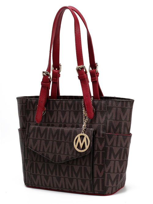 MKF Collection Griselda M Signature Tote Bag Vegan Leather by Mia K