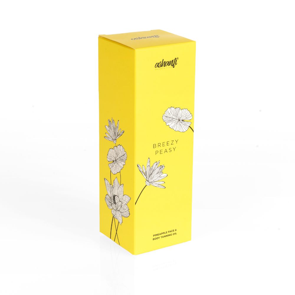 BREEZY PEASY! - PINEAPPLE FACE AND BODY TANNING OIL Breezy Peasy