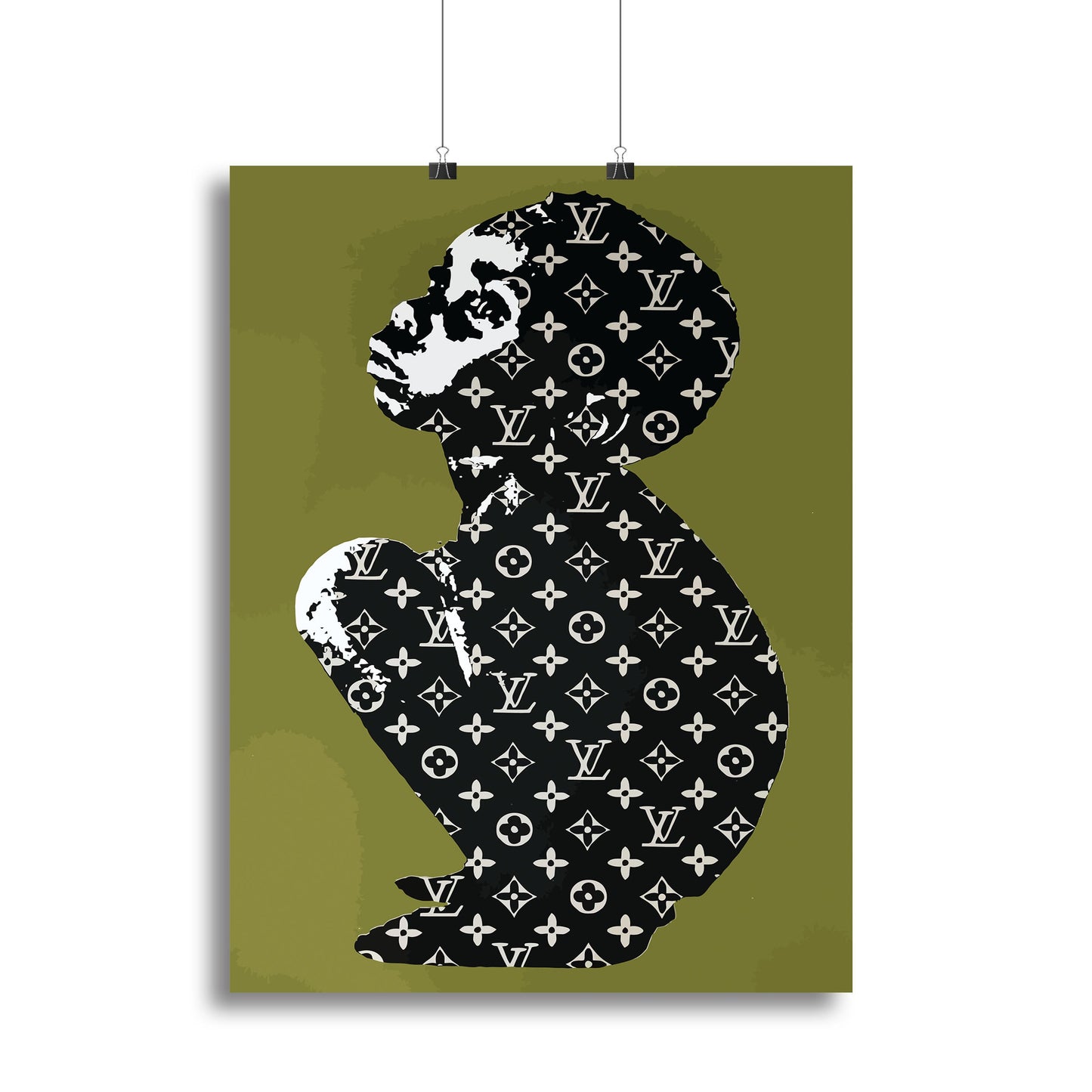 Banksy Louis Vuitton Kid Canvas Print or Poster