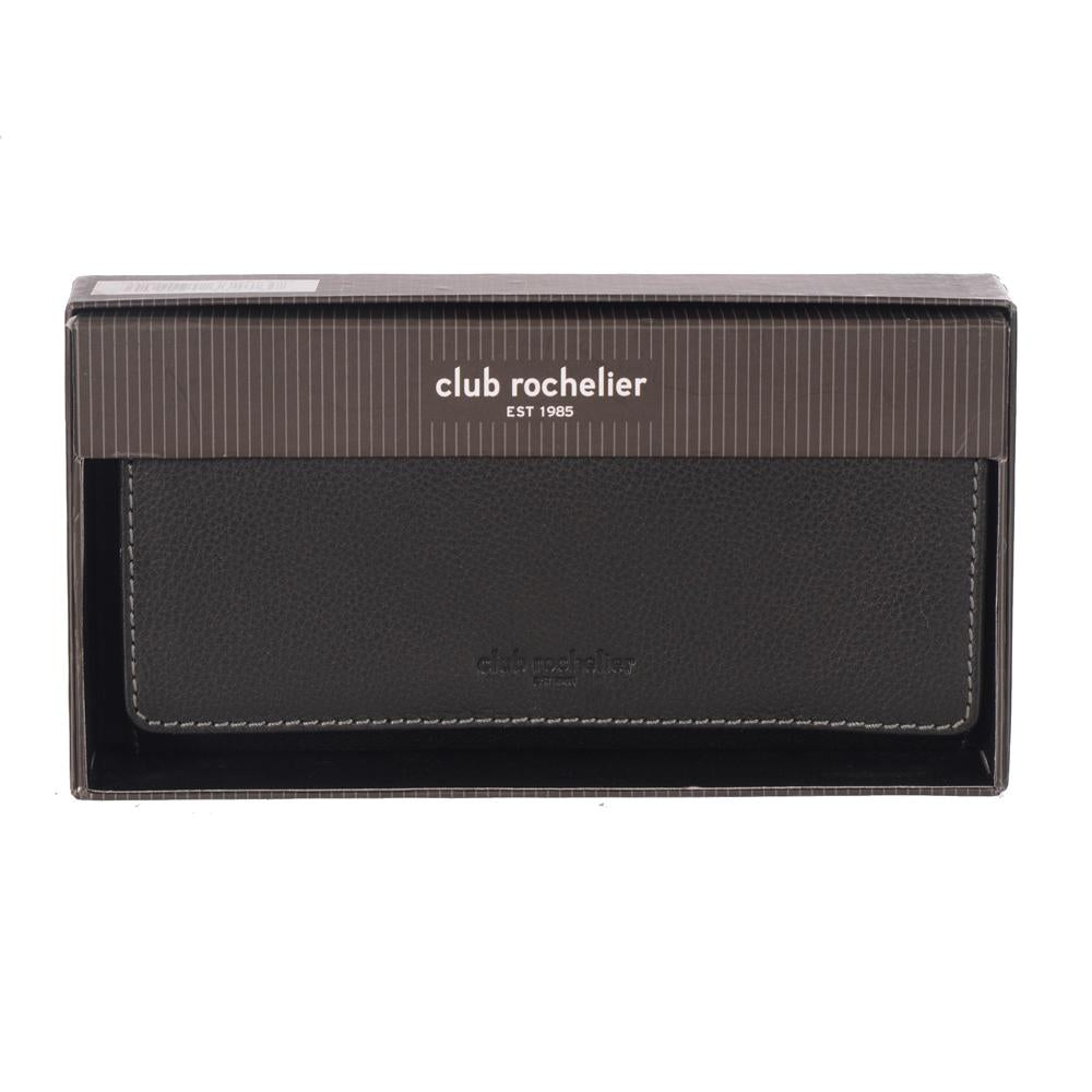 Ladies Full Leather Clutch Wallet with Gusset Pocket