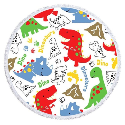 Cartoon Flamingo Series Microfiber Beach Towel