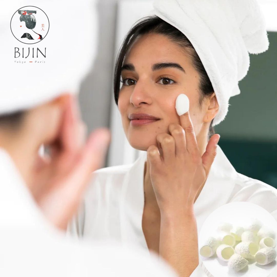 Cocons de soie exfoliant 100% naturel