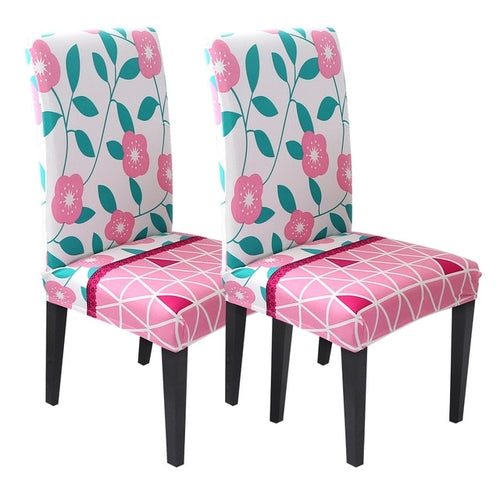 Colorful Floral Chair Anti-dirty Removable Cover