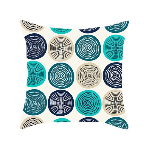 DIDIHOU 1pc Green Leaves Printing Pillowcase