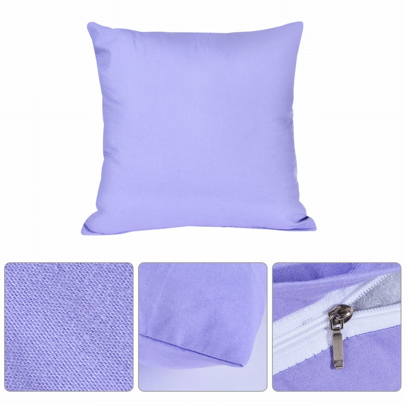 DIDIHOU 40x40xm Solid Color Pillowcase Home Living