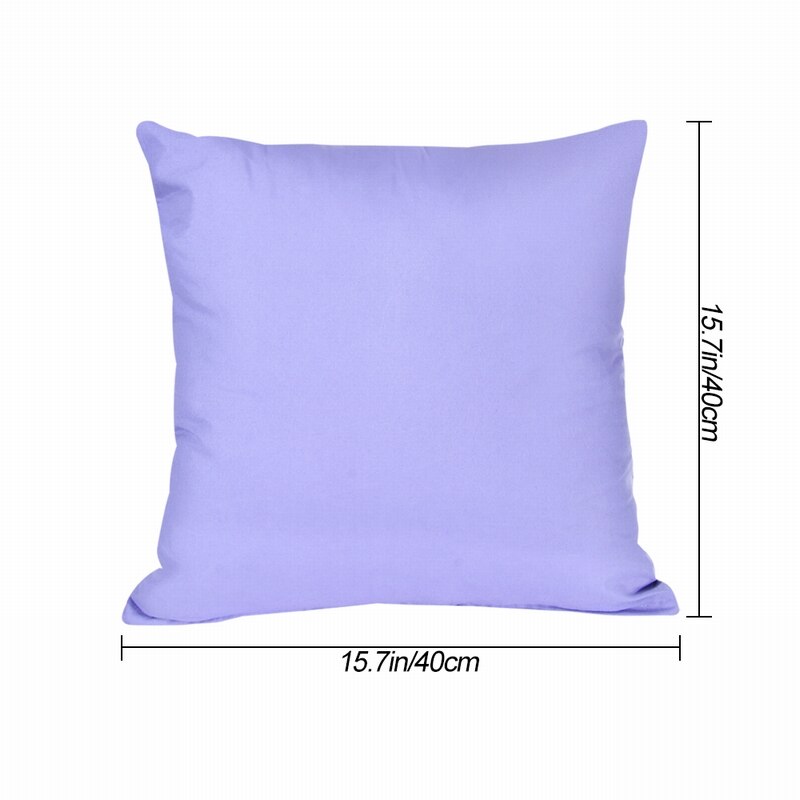 DIDIHOU 40x40xm Solid Color Pillowcase Home Living