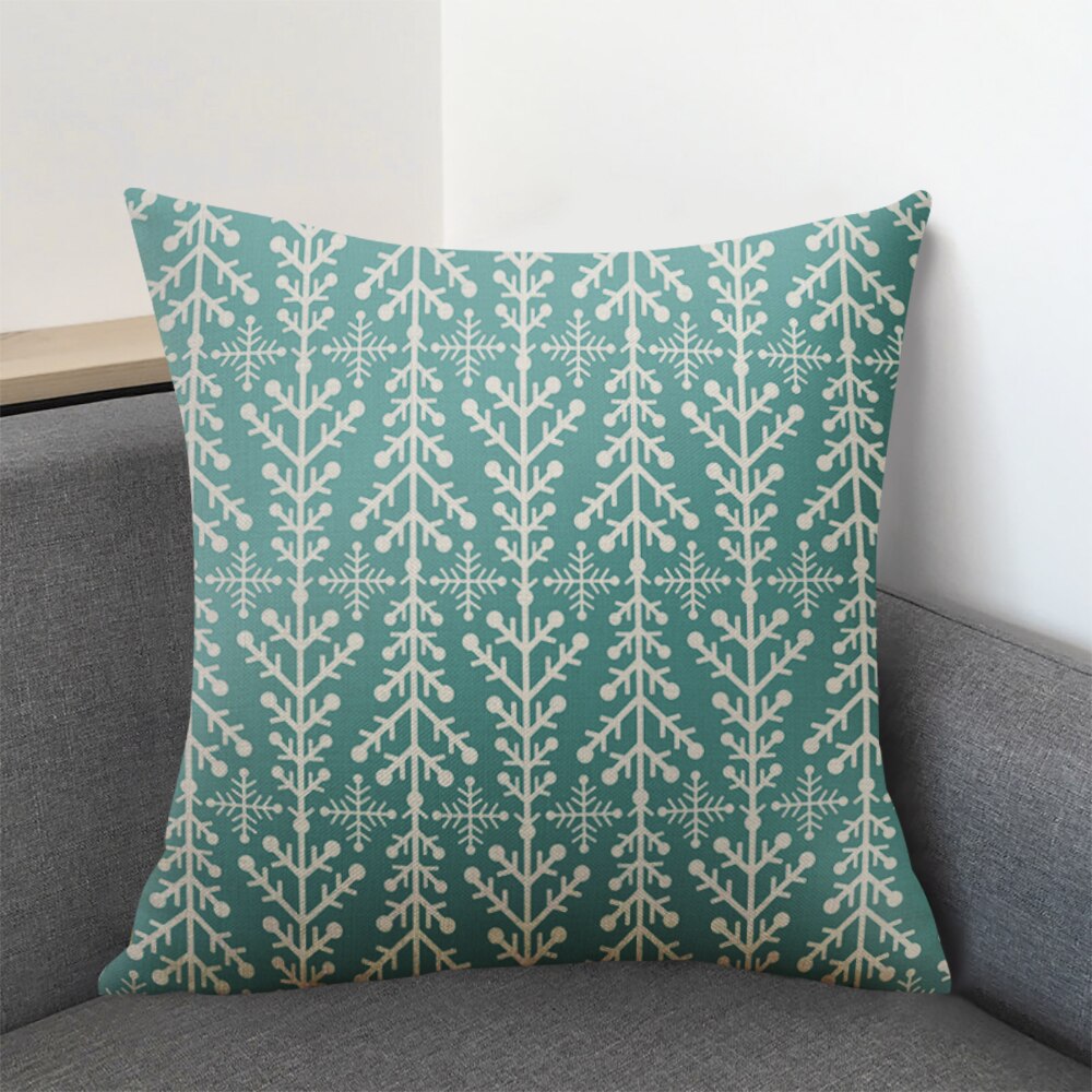 DIDIHOU 45*45cm Christmas Cushion Covers Cotton