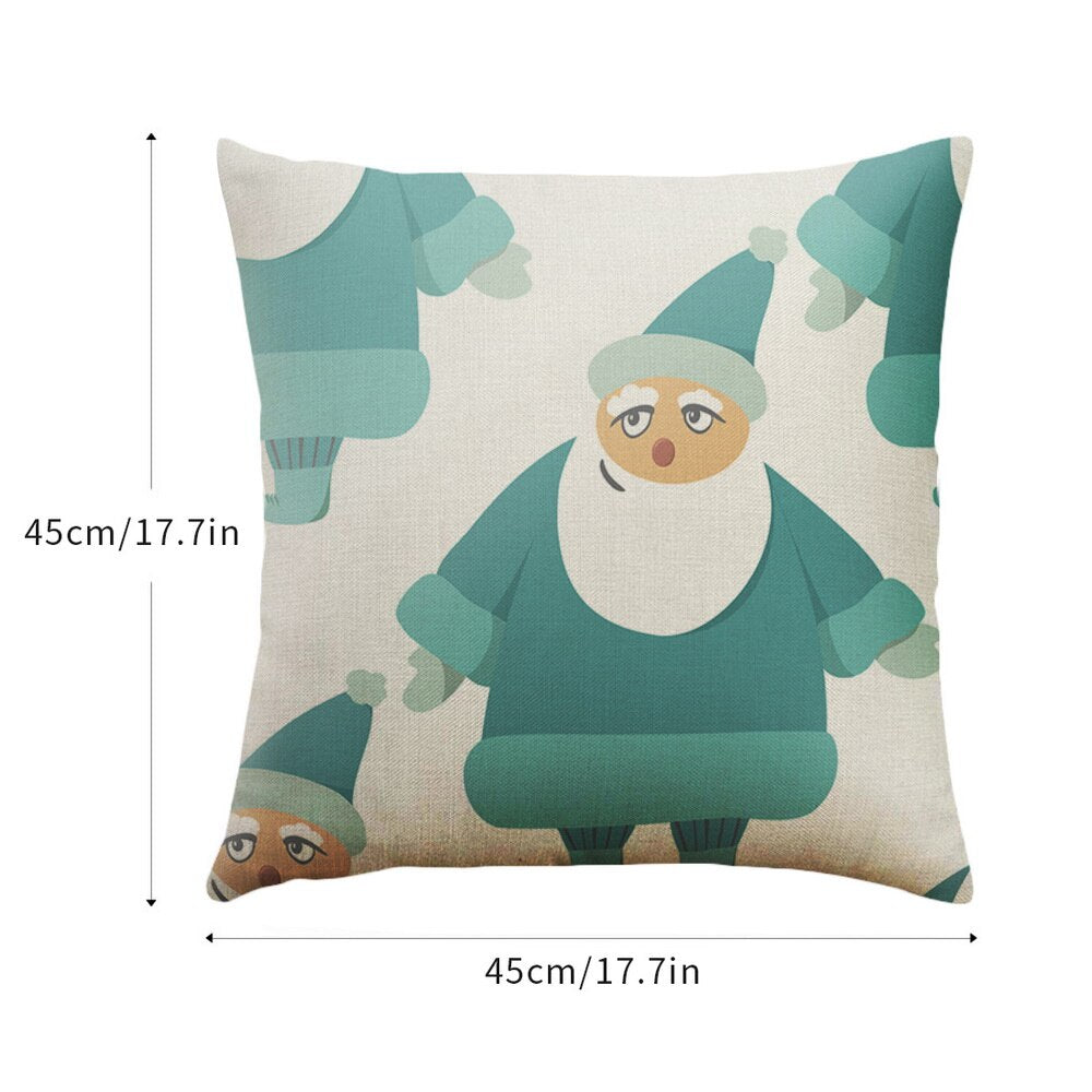 DIDIHOU 45*45cm Christmas Cushion Covers Cotton