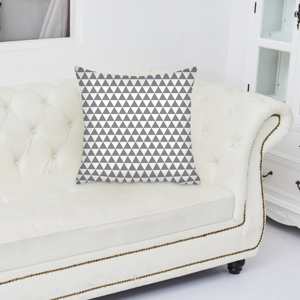 DIDIHOU 45*45cm Yellow Geometric Cushion Cover