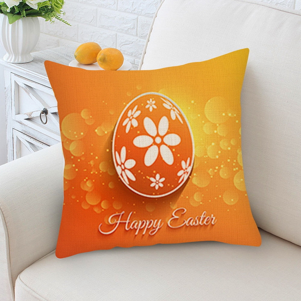 DIDIHOU Bunny Pillowcase Easter Rabbit Eggs