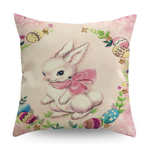 DIDIHOU Bunny Pillowcase Easter Rabbit Eggs